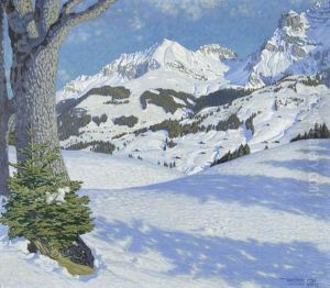 Wintertag Im Bergland by Waldemar Fink