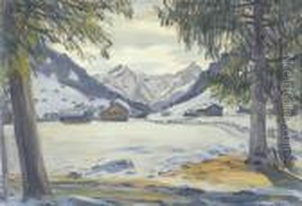 Winterlandschaft Bei Gstaad. - view 1