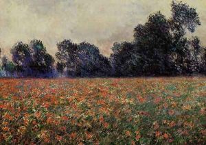 Poppies At Giverny by Claude Oscar Monet