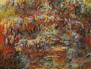 The Japanese Bridge by Claude Oscar Monet