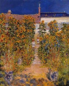 The Artists Garden At Vetheuil