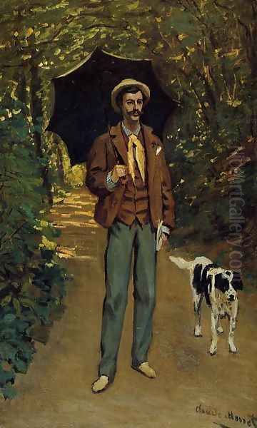 Victor Jacquemont Holding A Parasol - view 1