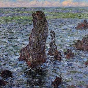 The 'Pyramids' at Port-Coton by Claude Oscar Monet
