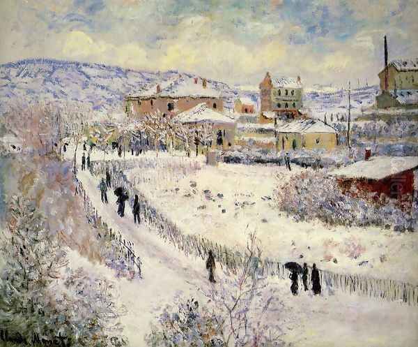 View Of Argenteuil In The Snow - view 1