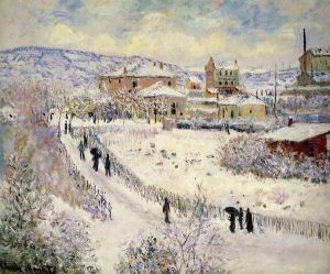 View Of Argenteuil In The Snow