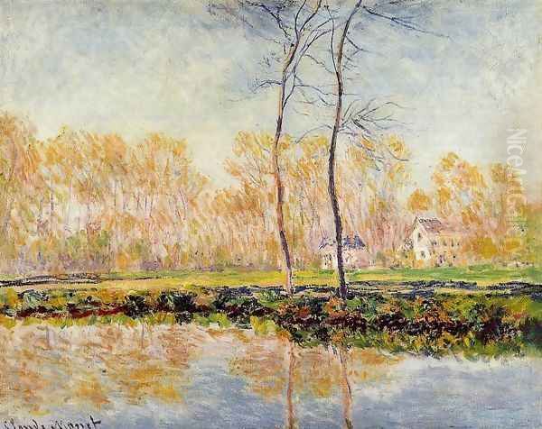 The Banks Of The River Epte At Giverny - view 1