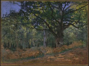 The Bodmer Oak Fontainebleau by Claude Oscar Monet