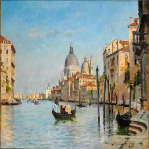 Canale Grande Venedig by August Fischer