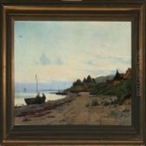 Boats And Fishermen At The Beach