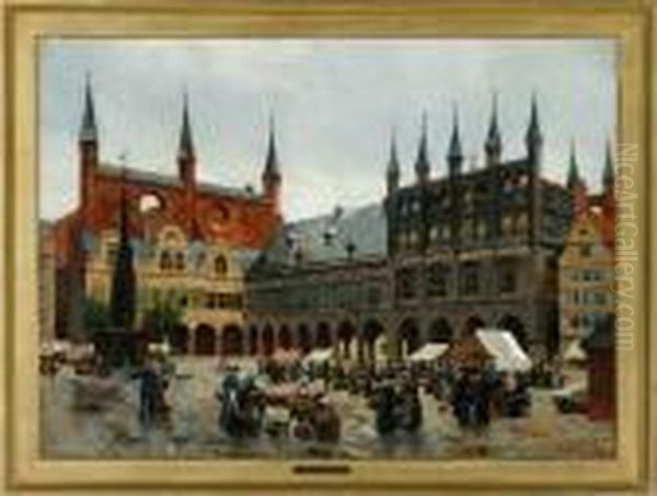The Square In Lubeck - view 1
