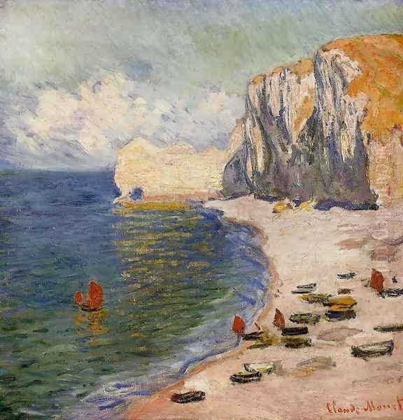 The Beach And The Falaise D Amont - view 1