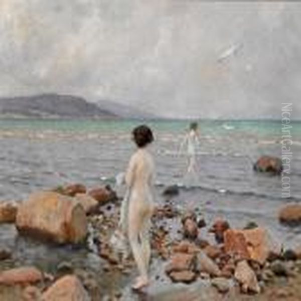 Two Girls At The Beach - view 1