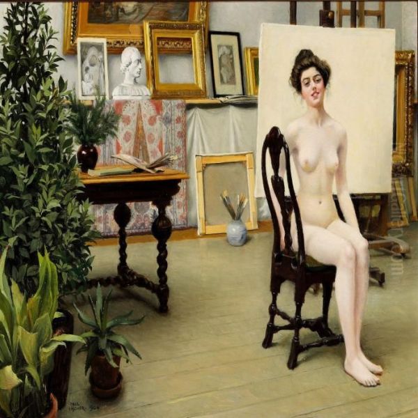 From The Artist's Studio by Paul-Gustave Fischer