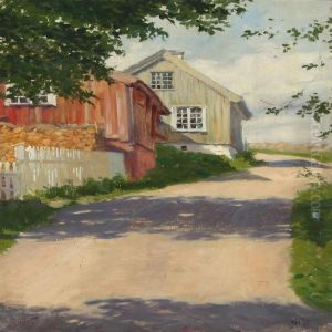 Landscape From Bastad, Sweden by Paul-Gustave Fischer