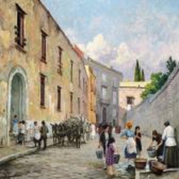 Locals In The Streets Of Naples - view 1