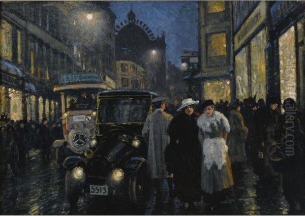 An Evening Stroll On The Boulevard - view 1