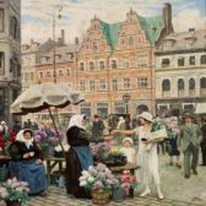 From Hojbro Plads (square) by Paul-Gustave Fischer