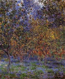Under The Lemon Trees by Claude Oscar Monet