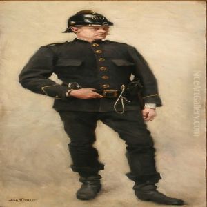 A Danish Fireman by Paul-Gustave Fischer