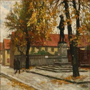 Autumn Day In Nyboder, Denmark