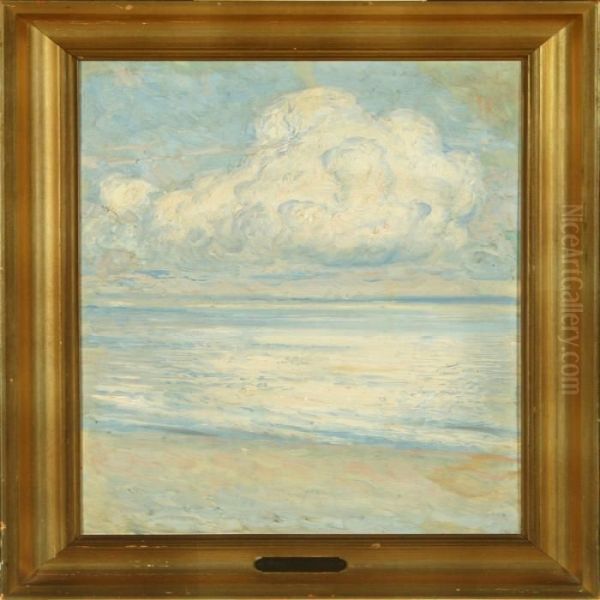 Coastal Scenery With Large Clouds - view 1