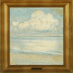 Coastal Scenery With Large Clouds