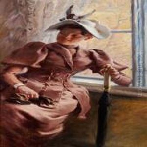 Interior With A Youngwoman
