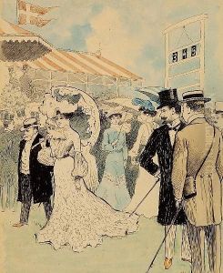 The Racecourse In The Eremitage Plain 22/6 1902
