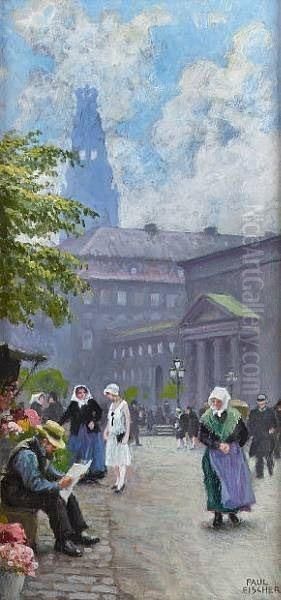 The Flower Seller by Paul-Gustave Fischer