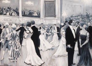 Princess Marie Of Denmark's Charity Ball by Paul-Gustave Fischer