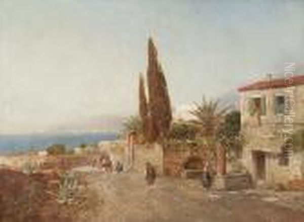 Mediterrane Kustenlandschaft - view 1