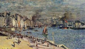 View Of The Old Outer Harbor At Le Havre