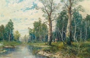 Holzsammlerin In Der Lobau