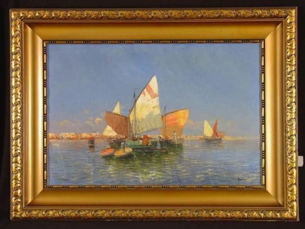 Fischerboote In Der Lagune Von Venedig - view 1