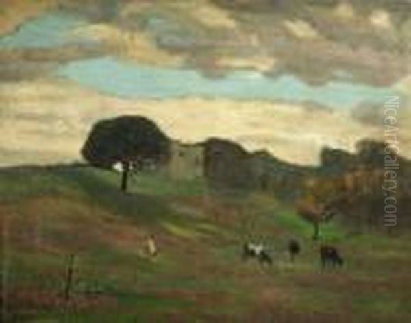 Hugelige Italienische Landschaft - view 1