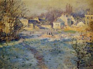 White Frost by Claude Oscar Monet
