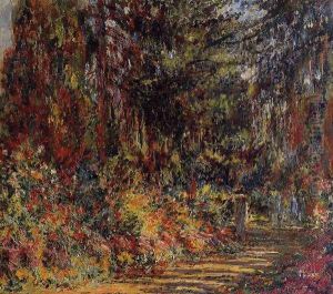 The Path At Giverny by Claude Oscar Monet