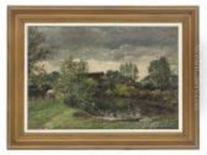 The Farm Pond by William Mark Fisher