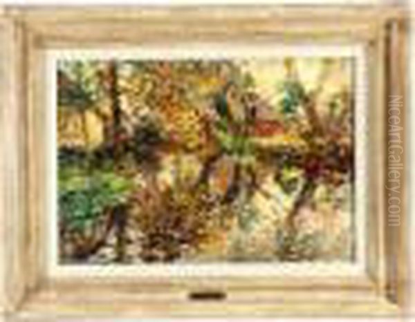 Reflective Fall Pond - view 1