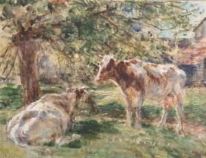 Cows Inshade by William Mark Fisher