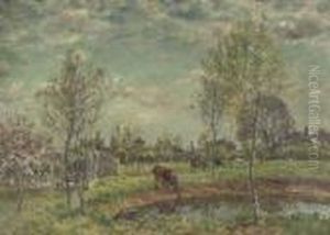 Landscape With Cattle by William Mark Fisher
