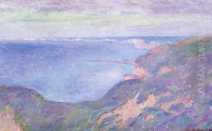 The Cliff Near Dieppe by Claude Oscar Monet