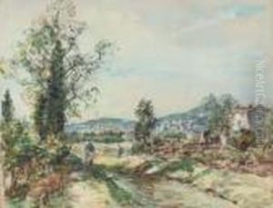 The Canal, Antibes by William Mark Fisher