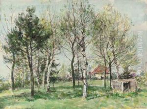 Birch Trees In Spring by William Mark Fisher