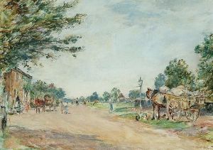 Road At Hatfield Heath by William Mark Fisher