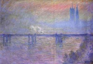 Charing Cross Bridge I by Claude Oscar Monet