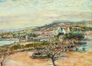 Overlooking The Harbour by William Mark Fisher