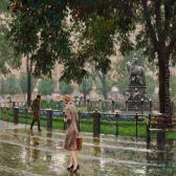 Rainy Day In Kongens Nytorv - view 1