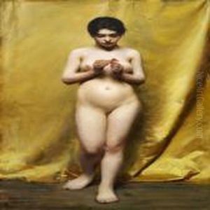 Nude With A Red Flower