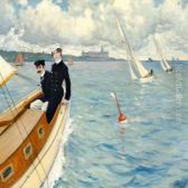 Regatta In The Sound, On The Port Side Kronborg - view 1